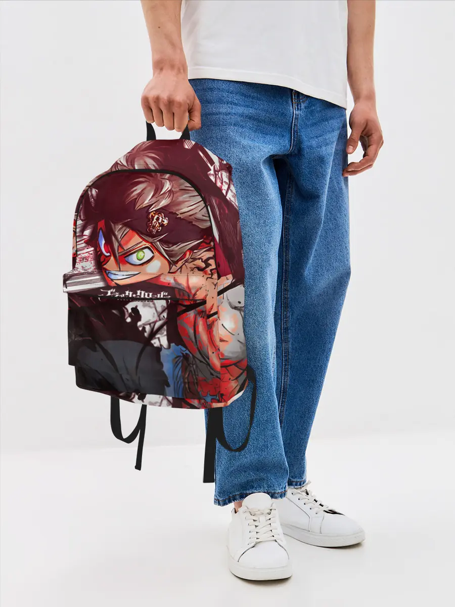 Рюкзак джинсовый / Брутальный арт Асты