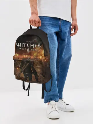 Рюкзак джинсовый / The witcher