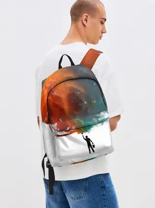 Рюкзак джинсовый / Красим космос