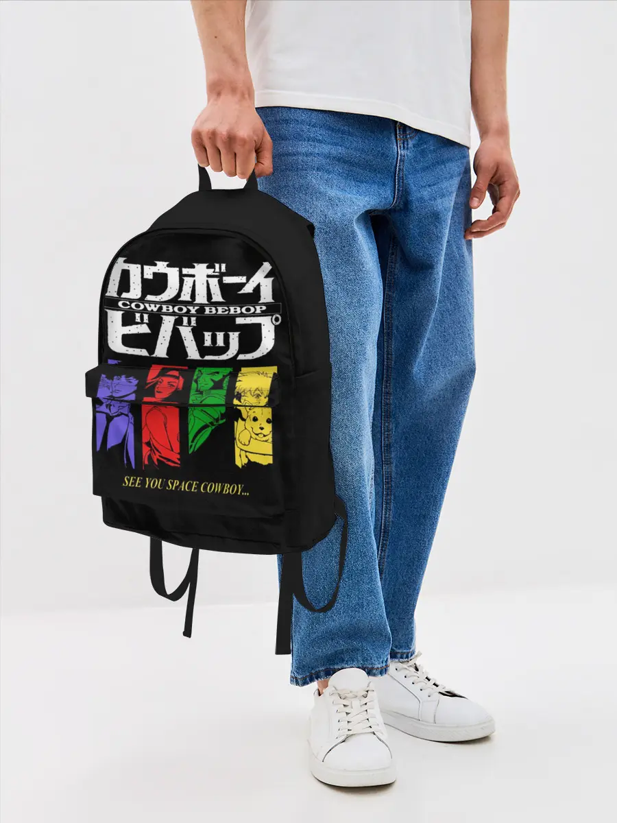 Рюкзак джинсовый / Ковбой Бибоп