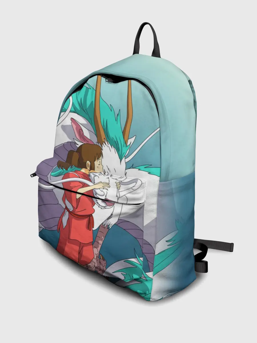 Рюкзак джинсовый / Тихиро целует Хаку