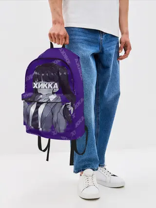 Рюкзак джинсовый / Аниме-тян и Хикка на глазах