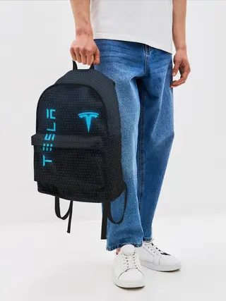 Рюкзак джинсовый / TESLA