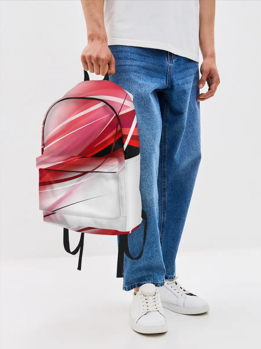 Рюкзак джинсовый / Красная линия