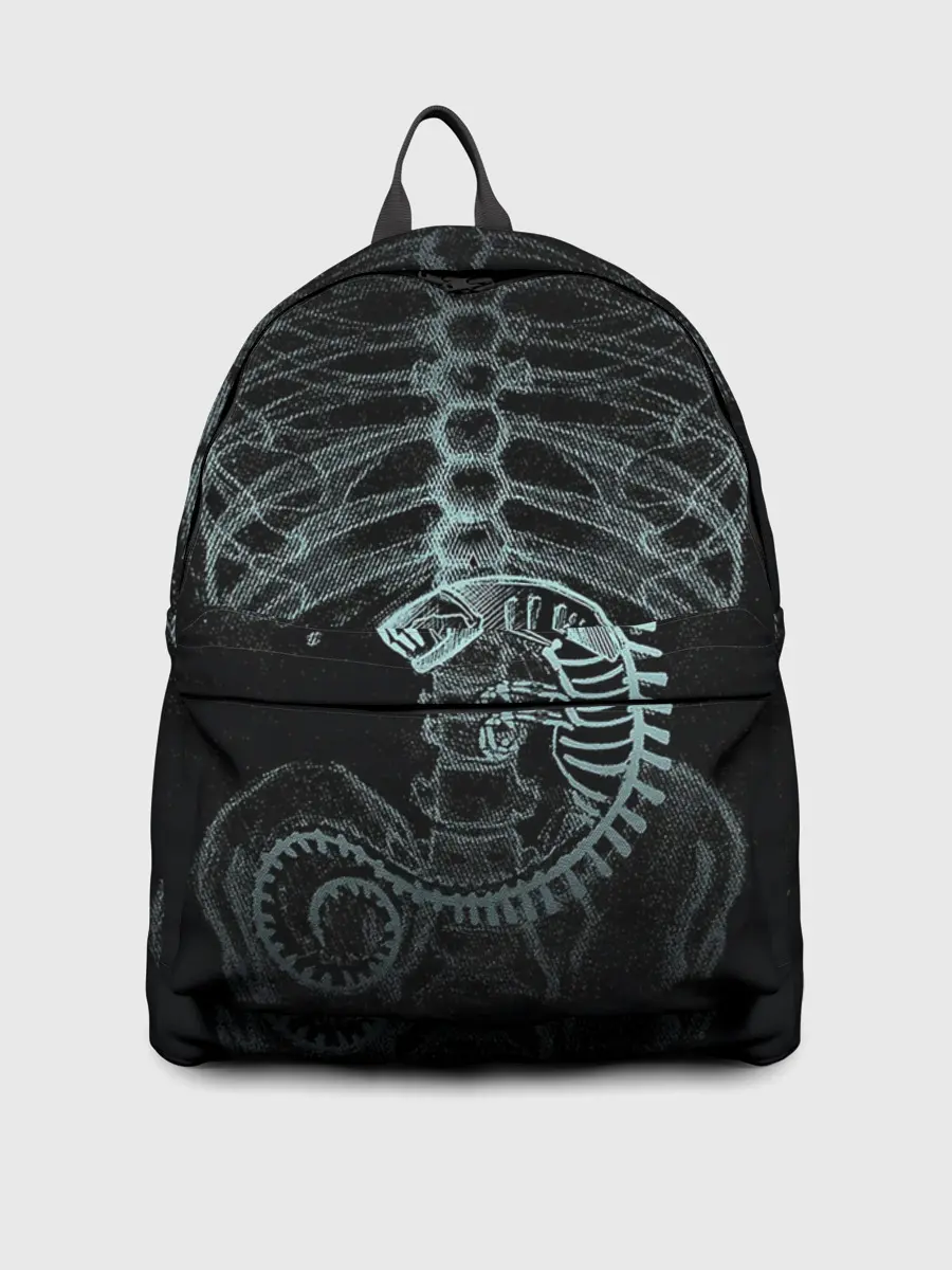 Рюкзак джинсовый / Чужой на Рентгене