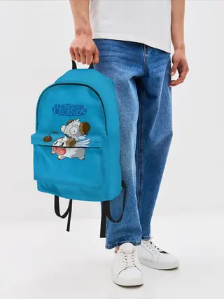 Рюкзак джинсовый / Invader Poro Pix