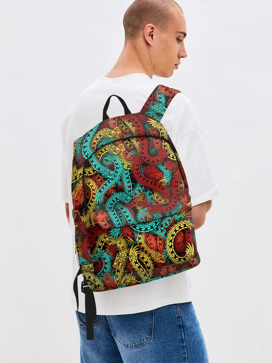 Рюкзак джинсовый / Кетцалькоатли