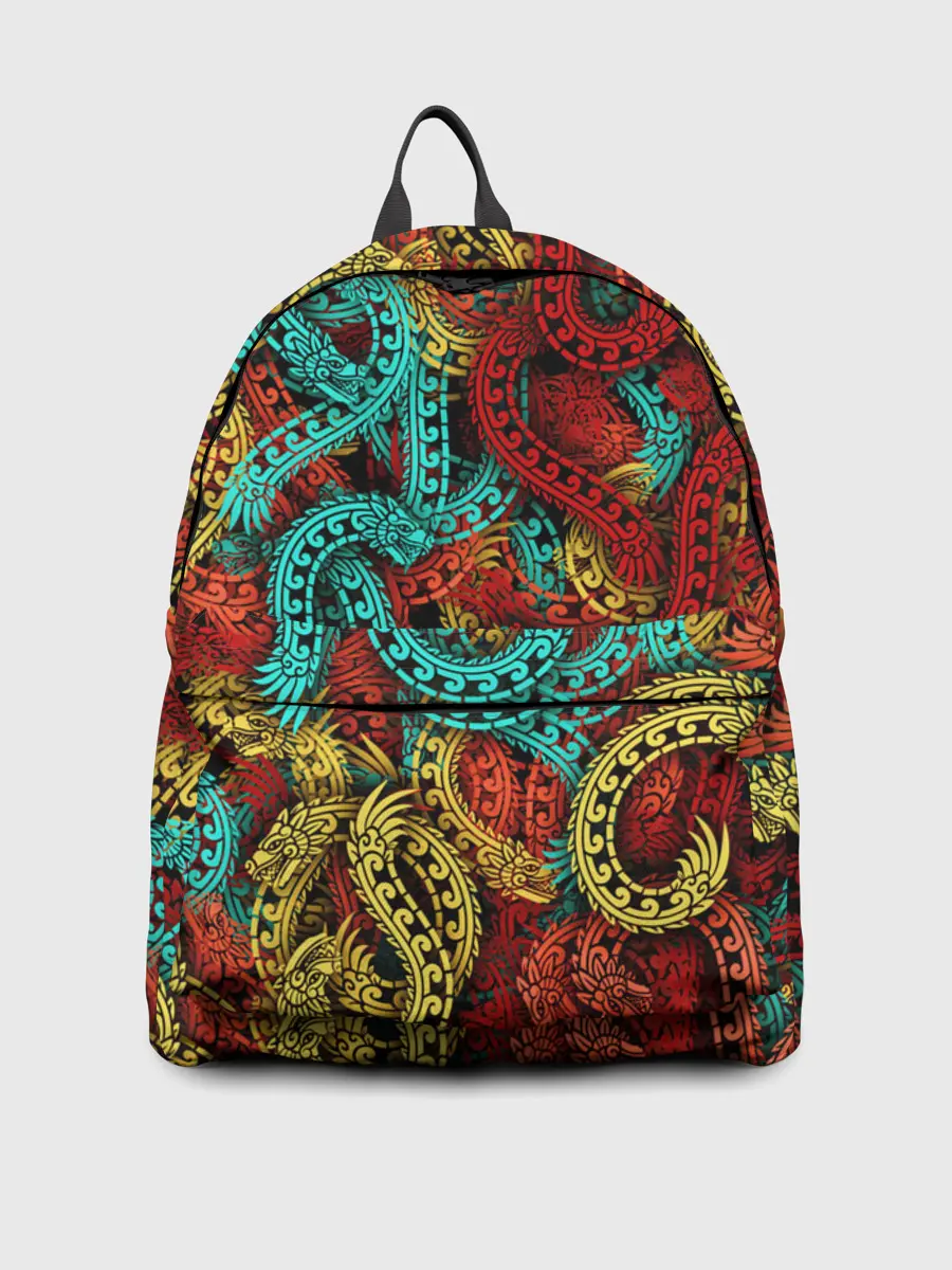 Рюкзак джинсовый / Кетцалькоатли