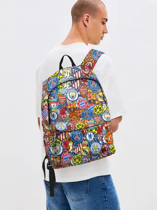 Рюкзак джинсовый / ЛОГОТИПЫ ФУТБОЛЬНЫХ КОМАНД