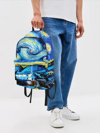 Рюкзак джинсовый / Искусство