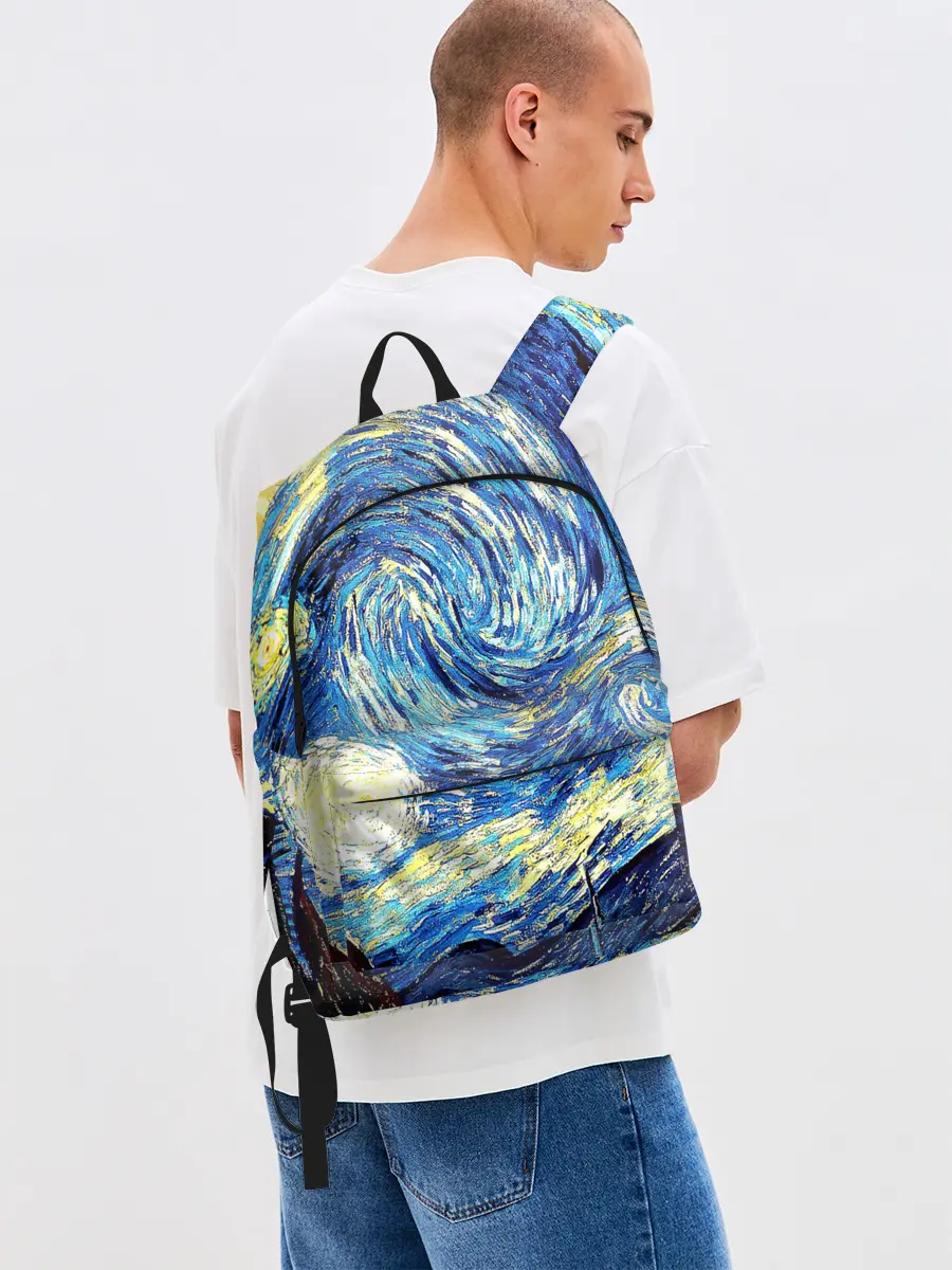 Рюкзак джинсовый / ВАНГОГ