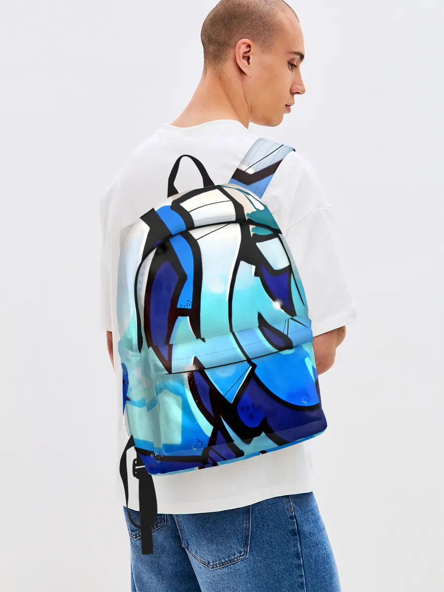 Рюкзак джинсовый / wow graffiti