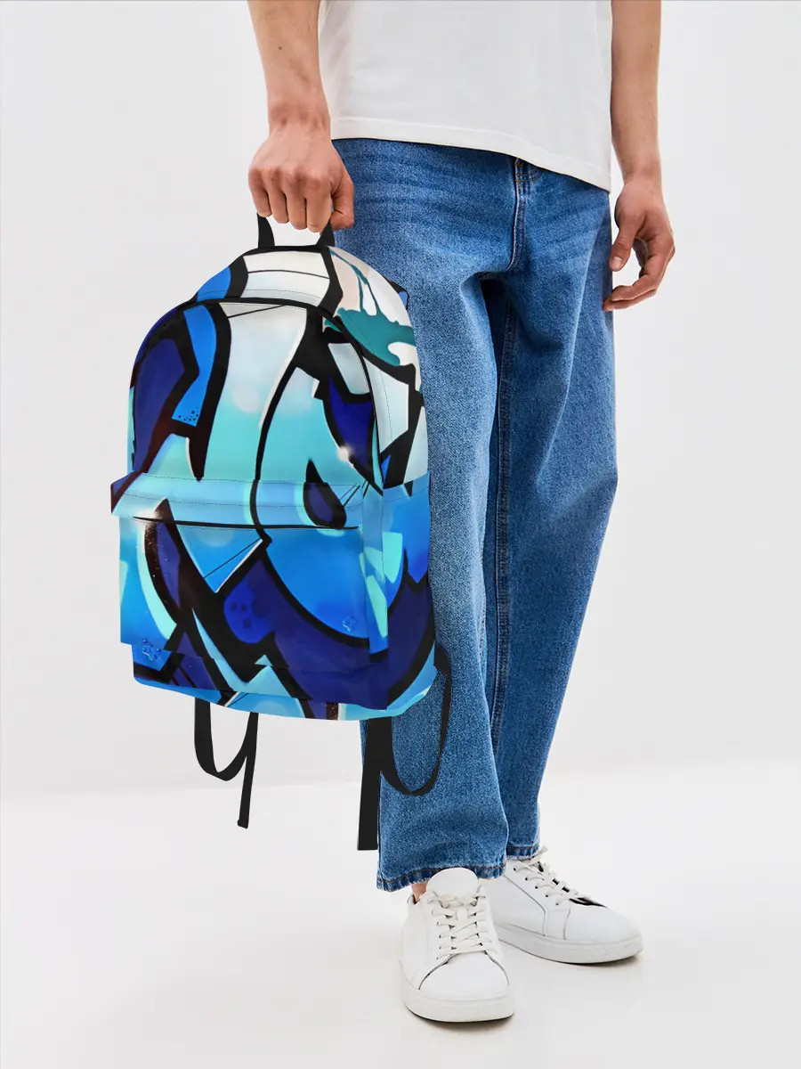 Рюкзак джинсовый / wow graffiti