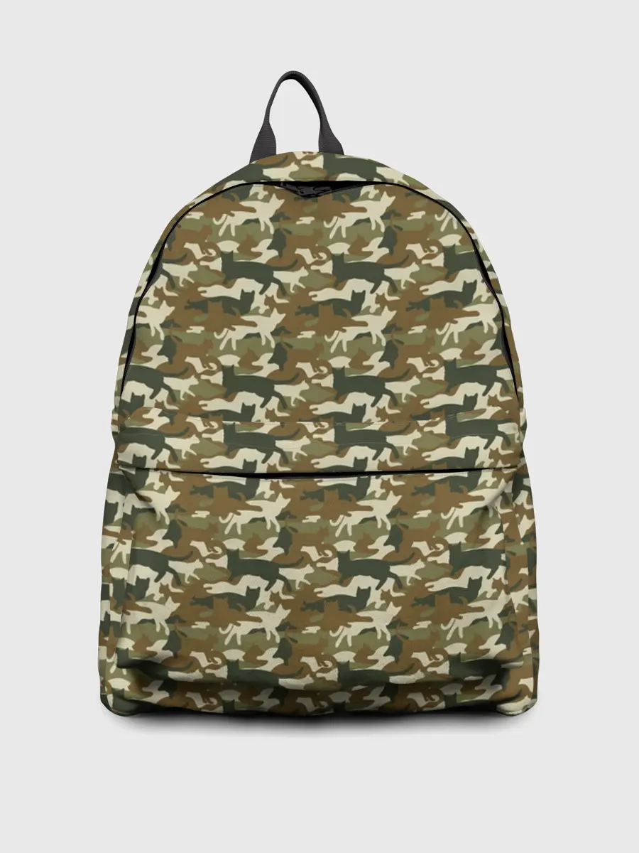 Рюкзак джинсовый / Камуфляж Коты