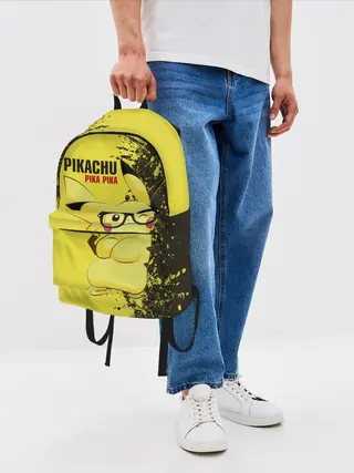 Рюкзак джинсовый / Pikachu Pika Pika
