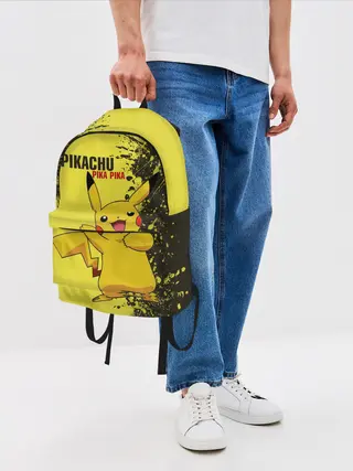 Рюкзак джинсовый / Pikachu Pika Pika