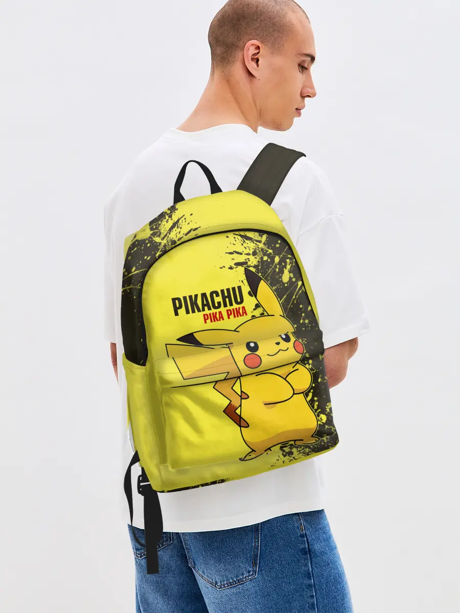 Рюкзак джинсовый / Pikachu Pika Pika