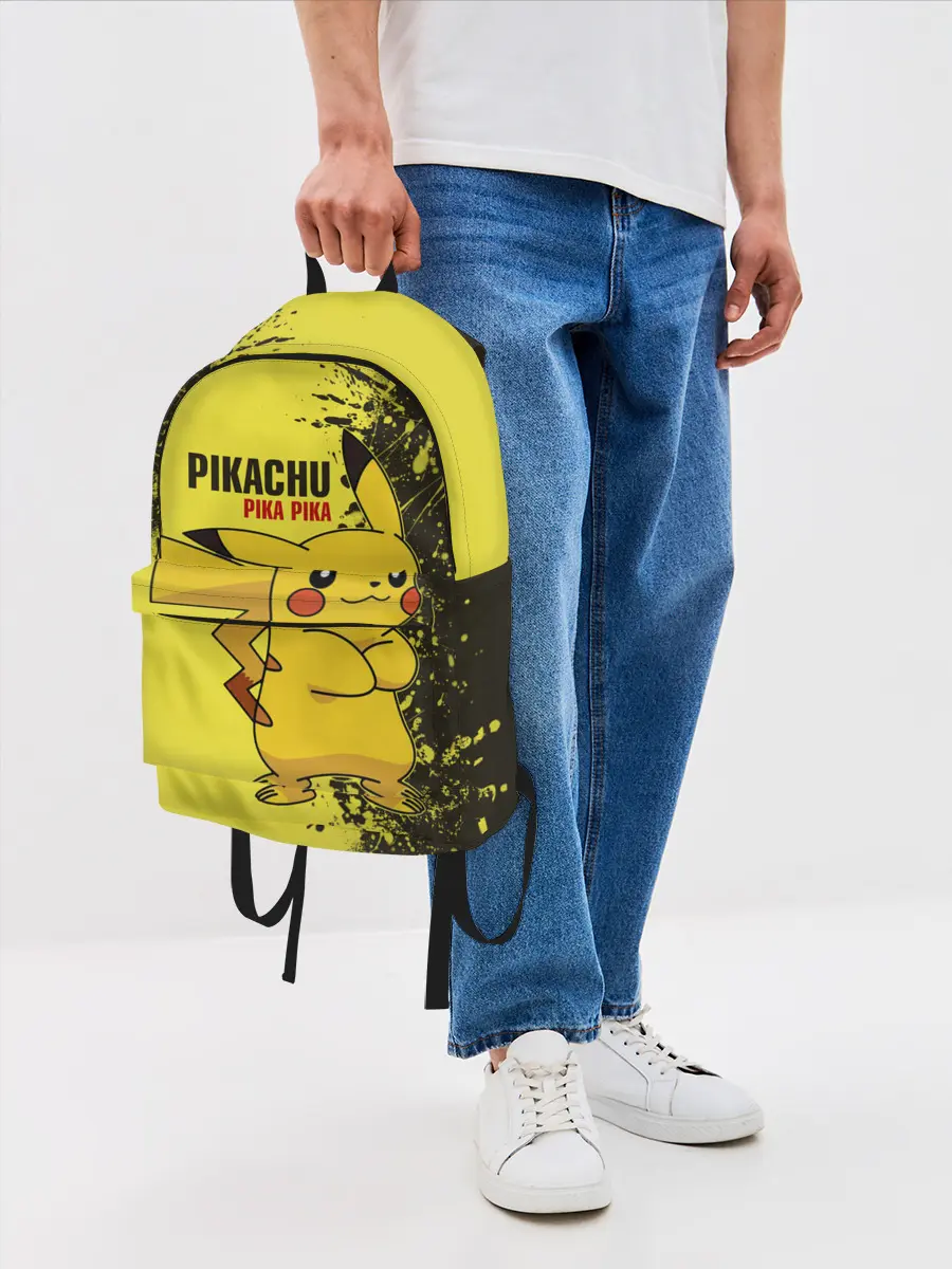 Рюкзак джинсовый / Pikachu Pika Pika