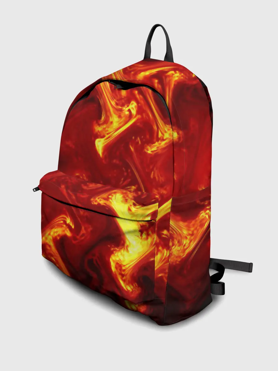 Рюкзак джинсовый / Огненная лава