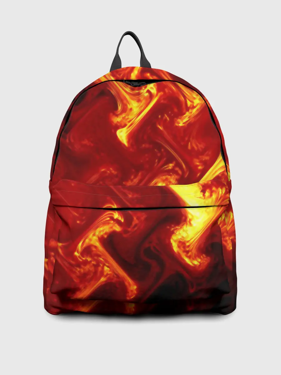 Рюкзак джинсовый / Огненная лава