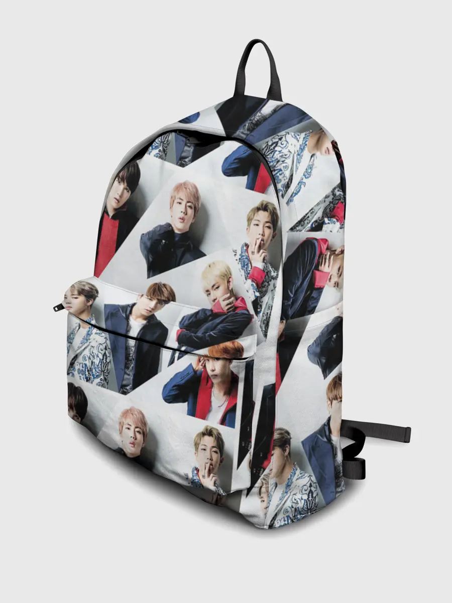 Рюкзак джинсовый / BTS COLLAGE