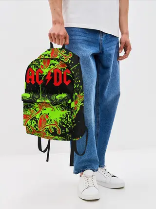 Рюкзак джинсовый / AC/DC