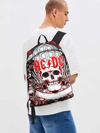 Рюкзак джинсовый / AC/DC