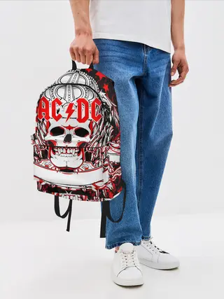 Рюкзак джинсовый / AC/DC