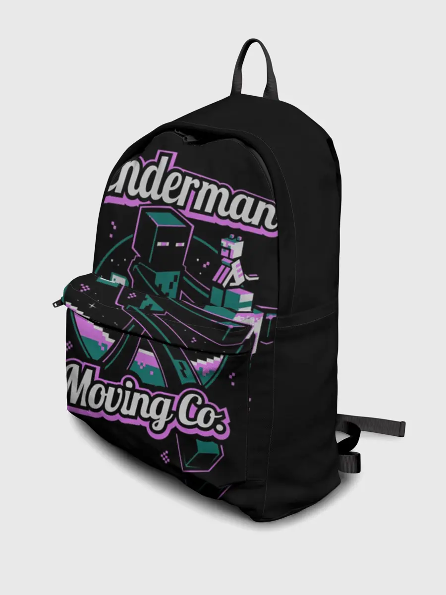 Рюкзак джинсовый / Майнкрафт, Эндермен