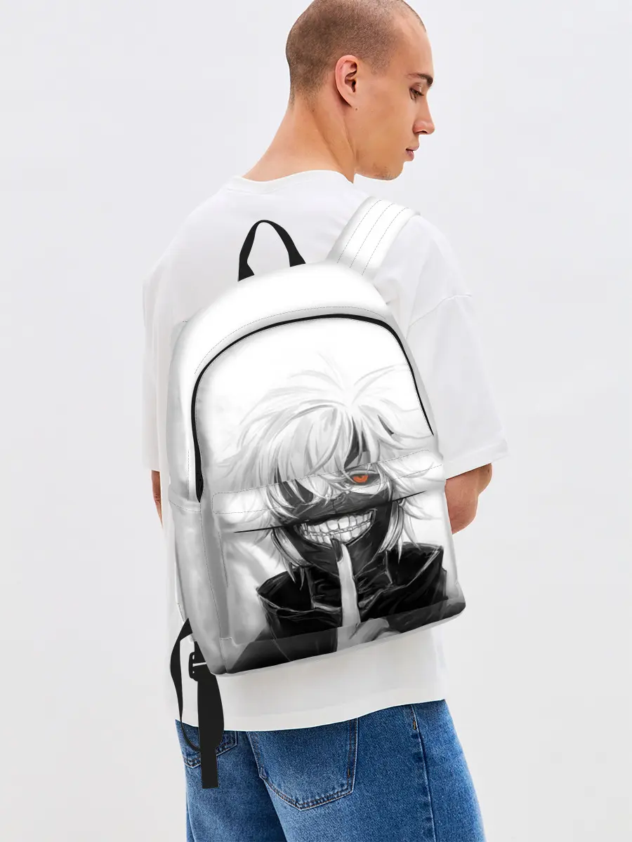 Рюкзак джинсовый / Kaneki Ken в анфас