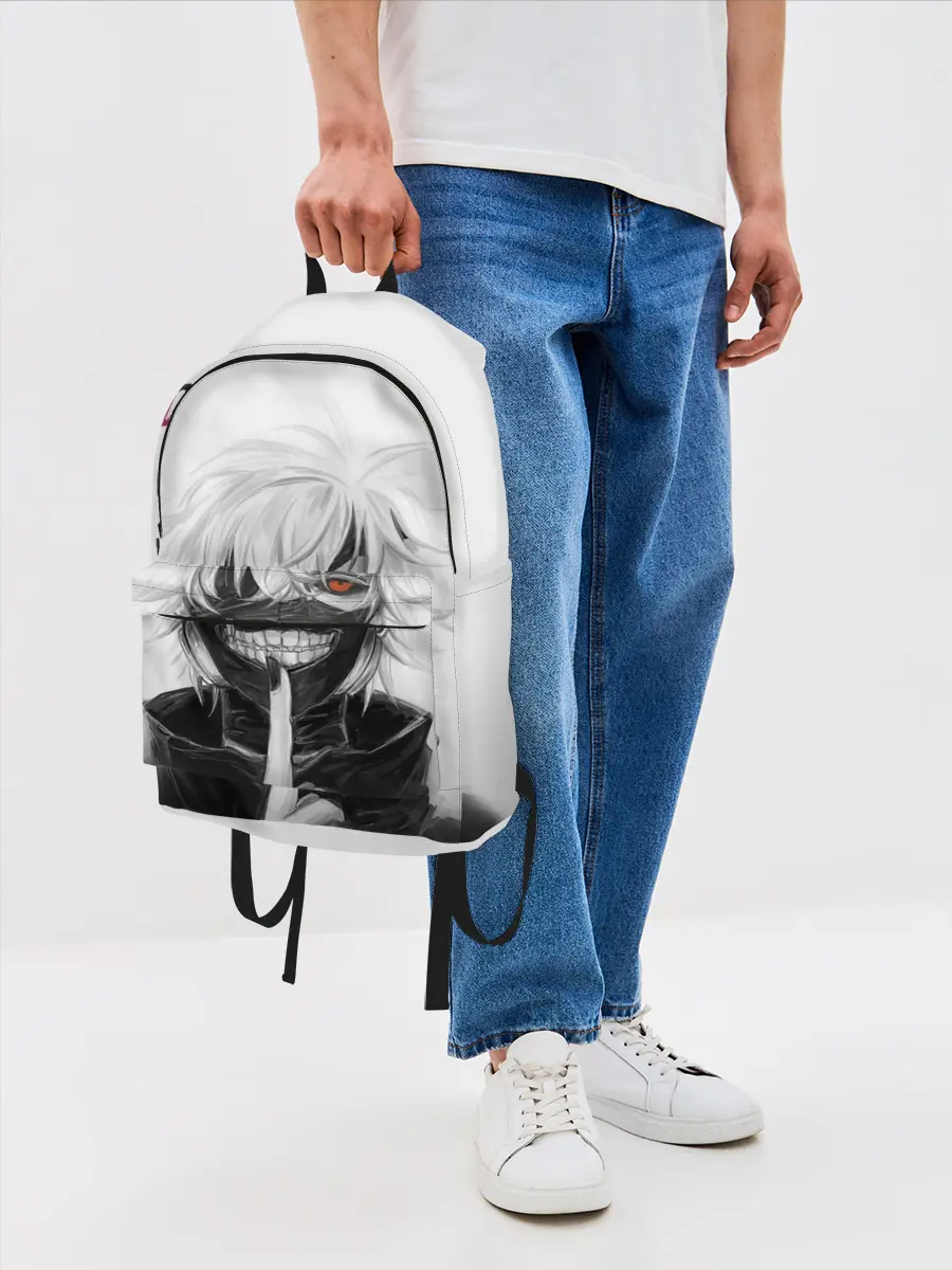 Рюкзак джинсовый / Kaneki Ken в анфас