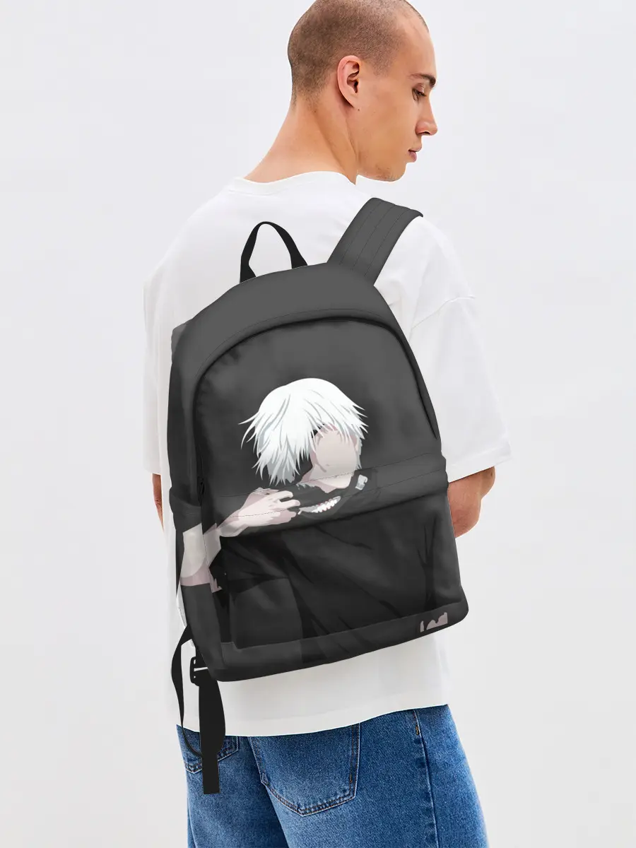Рюкзак джинсовый / Kaneki Ken снимает маску