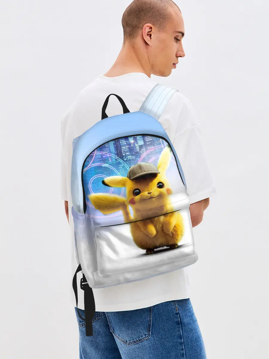 Рюкзак джинсовый / Pikachu Detective