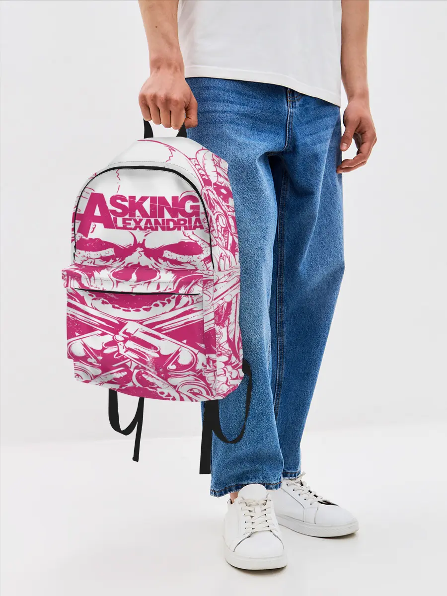 Рюкзак джинсовый / Asking Alexandria