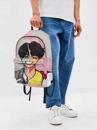 Рюкзак джинсовый / K-Pop
