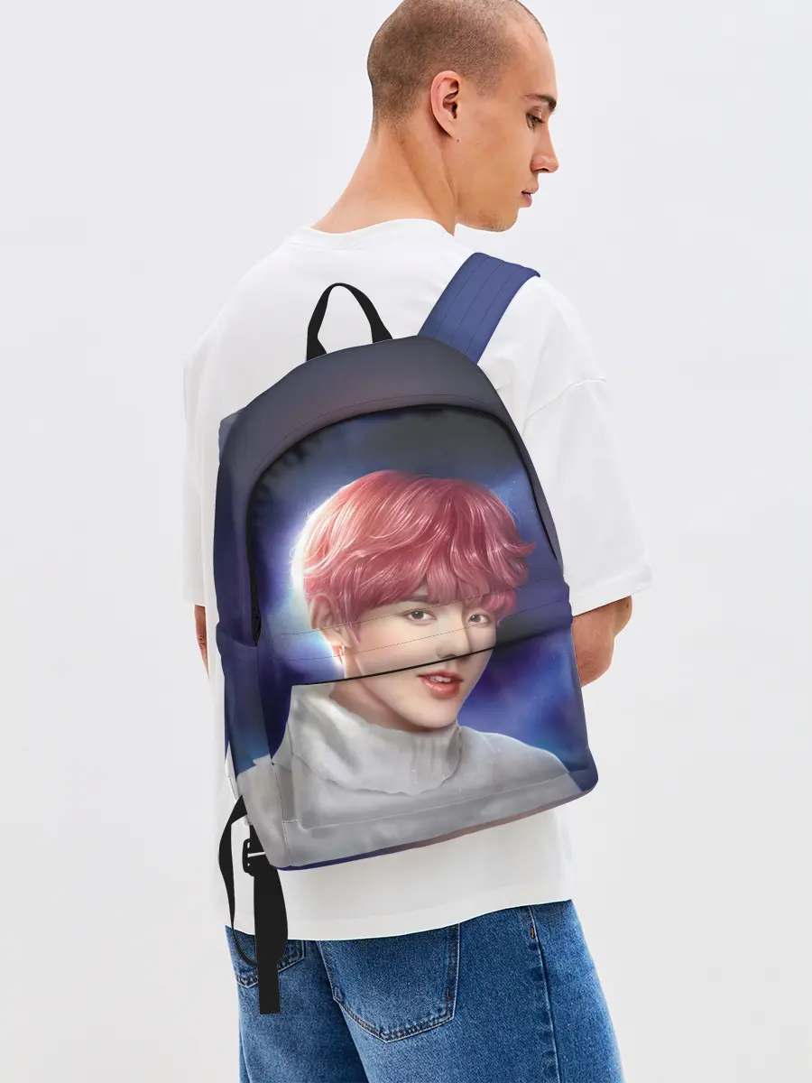 Рюкзак джинсовый / Kiss