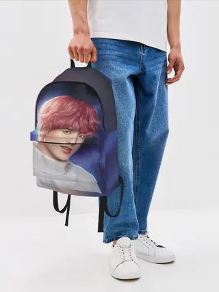 Рюкзак джинсовый / Kiss