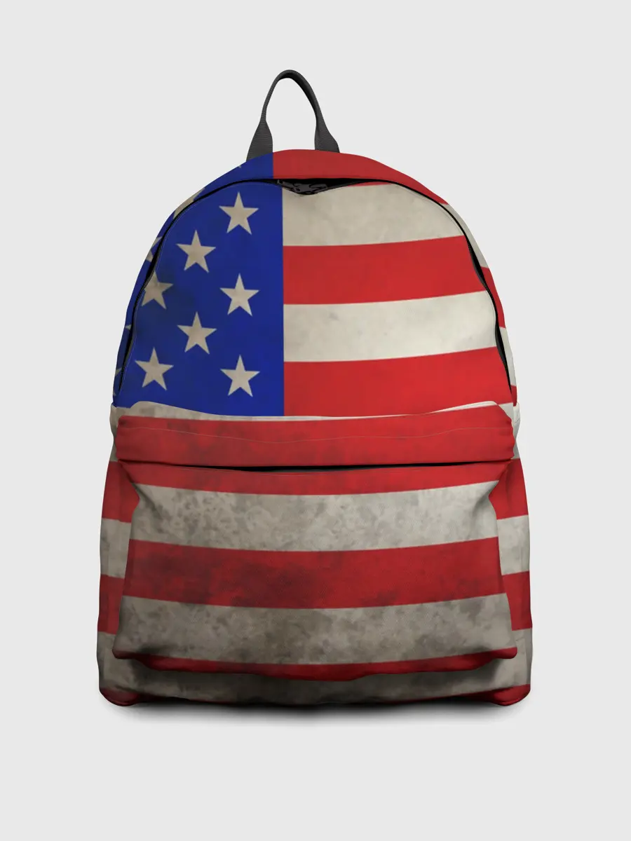 Рюкзак джинсовый / Американский флаг