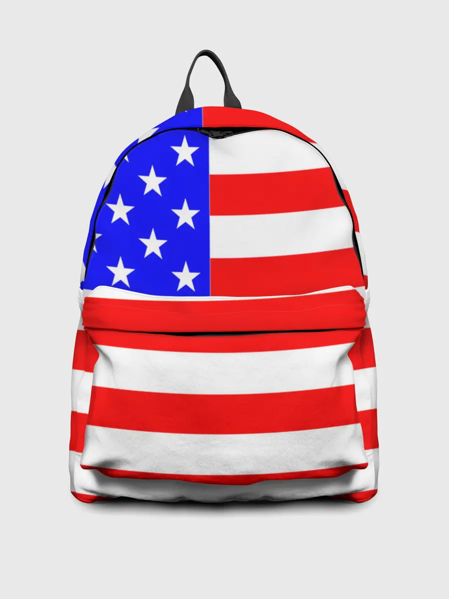 Рюкзак джинсовый / АМЕРИКАНСКИЙ ФЛАГ