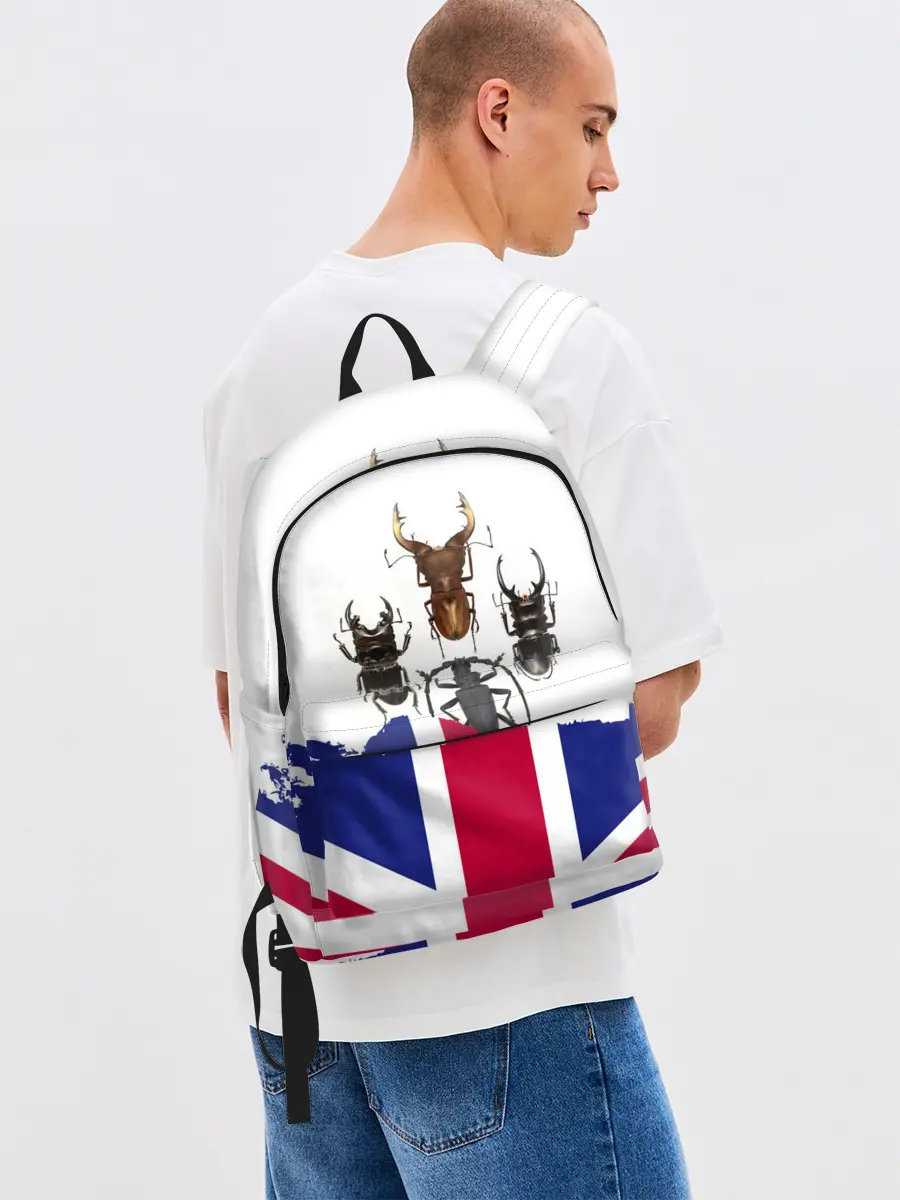 Рюкзак джинсовый / Жуки