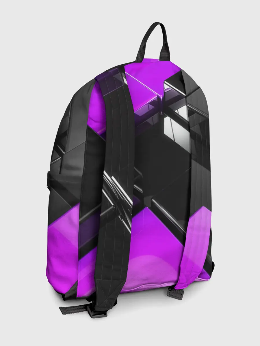 Рюкзак джинсовый / Неоновые кубы