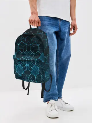 Рюкзак джинсовый / НЕОНОВАЯ БРОНЯ