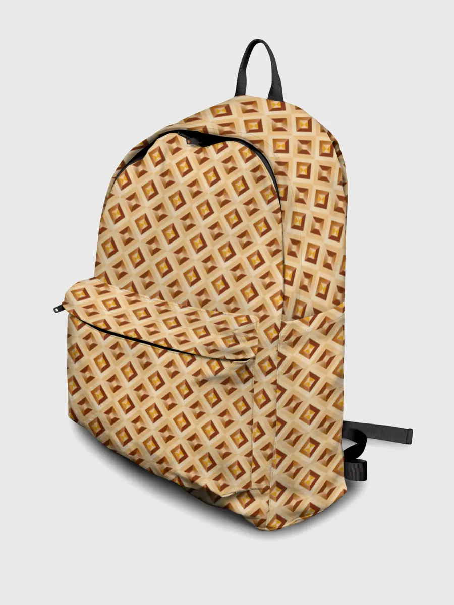 Рюкзак джинсовый / Иллюзия в золотом