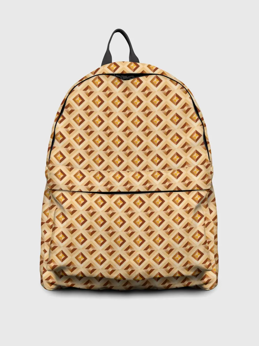 Рюкзак джинсовый / Иллюзия в золотом