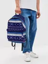 Рюкзак джинсовый / Яркий узор 2