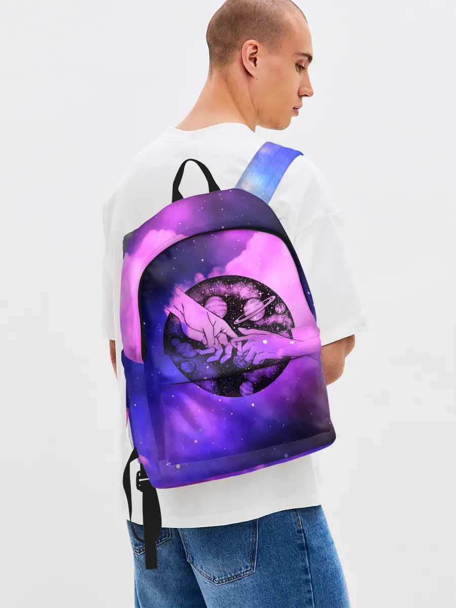 Рюкзак джинсовый / космос