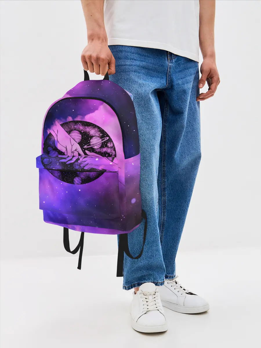 Рюкзак джинсовый / космос