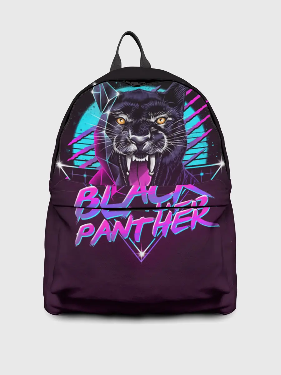 Рюкзак джинсовый / неон