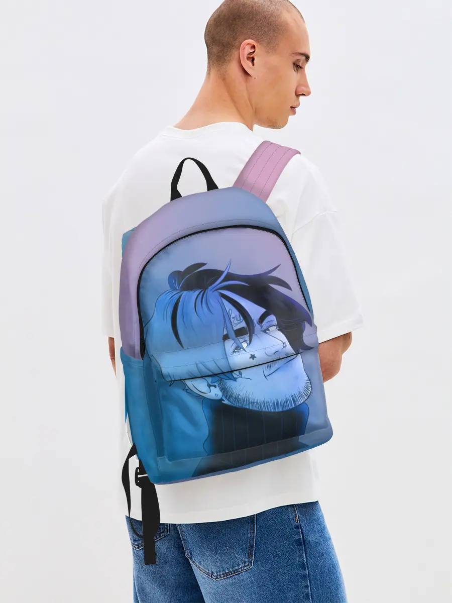 Рюкзак джинсовый / Lil Peep Colors