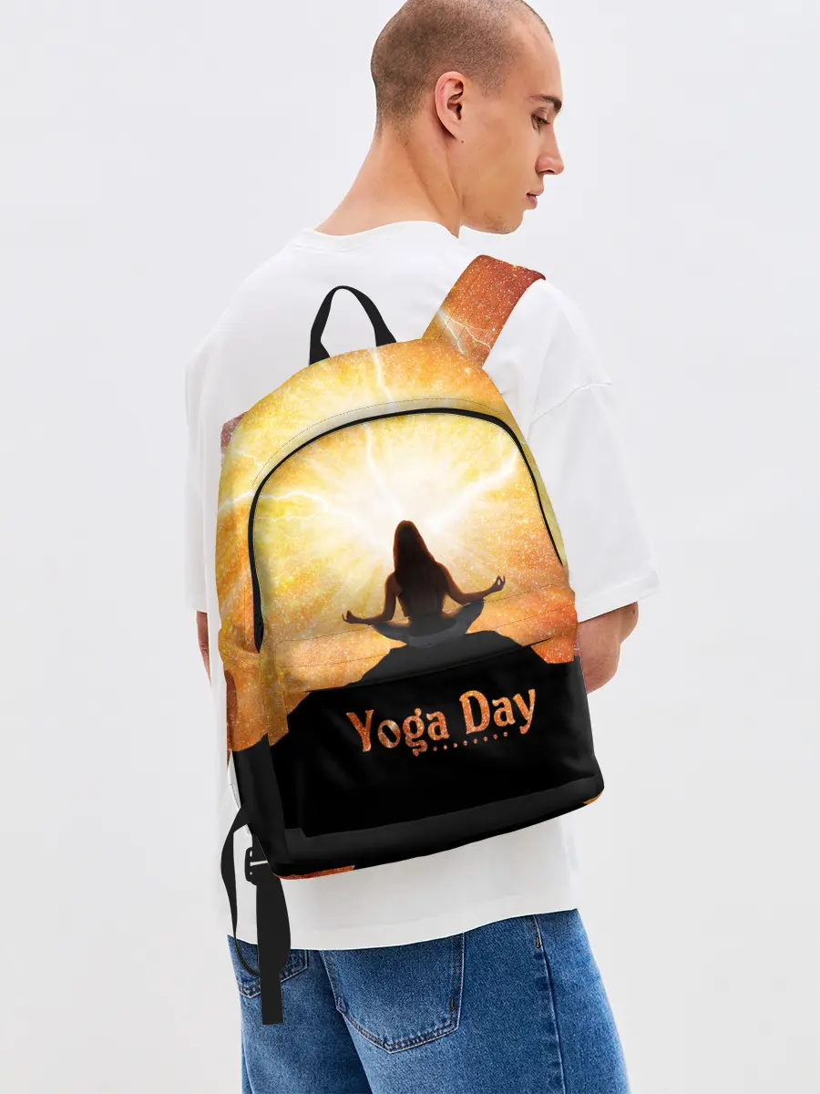 Рюкзак джинсовый / International Yoga Day